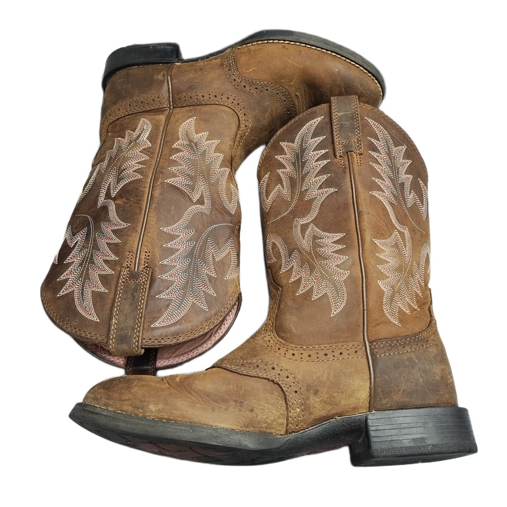Ariat Heritage Stockman Western Boots Womens 7.5B Multi Upper Leather 10001605